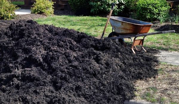 Black Mulch Delivery in Prior Lake