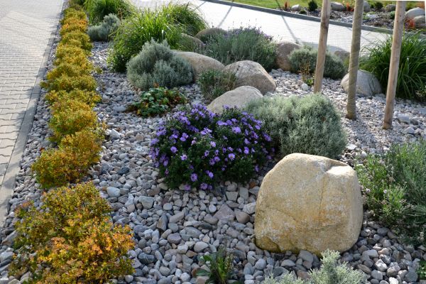 Decorative Rock Installation in Prior Lake