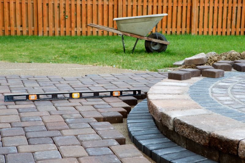 Paver Patio with Step Features